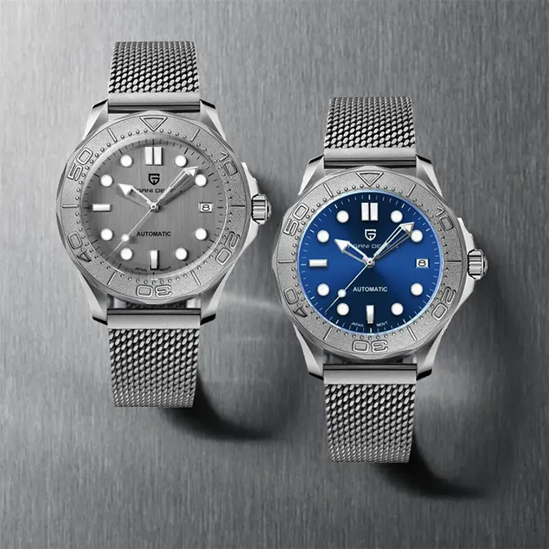 Pagani Design Automatic Mesh Strap Men's Watch- PD-1818